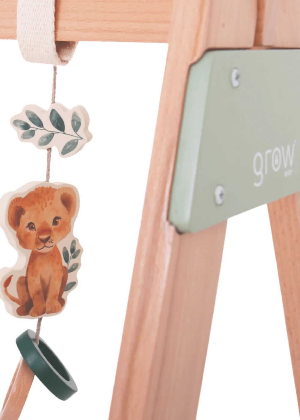 Wooden Baby Play Gym - On Safari