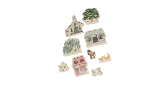 Country Lane Play Set ~ 9 piece set
