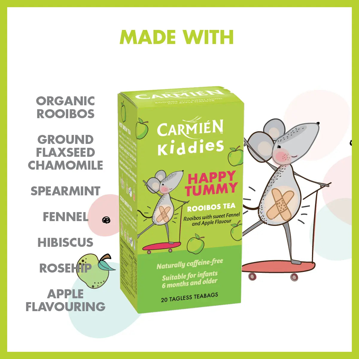 Carmien Tea Kiddies Happy Tummy (20 Teabags)