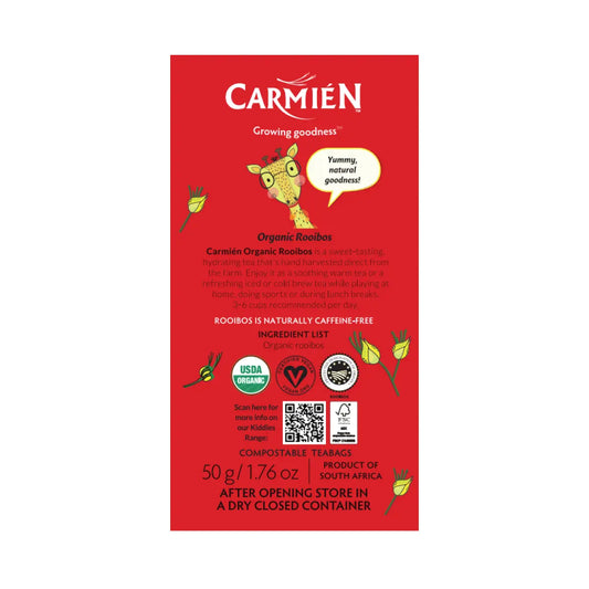 Carmien Tea Kiddies Pure Organic Rooibos Tea (20 Teabags)