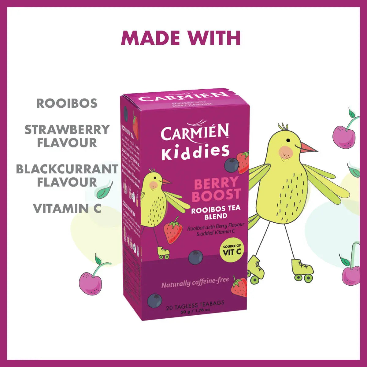 Carmien Tea Kiddies Berry Boost (20 Teabags)
