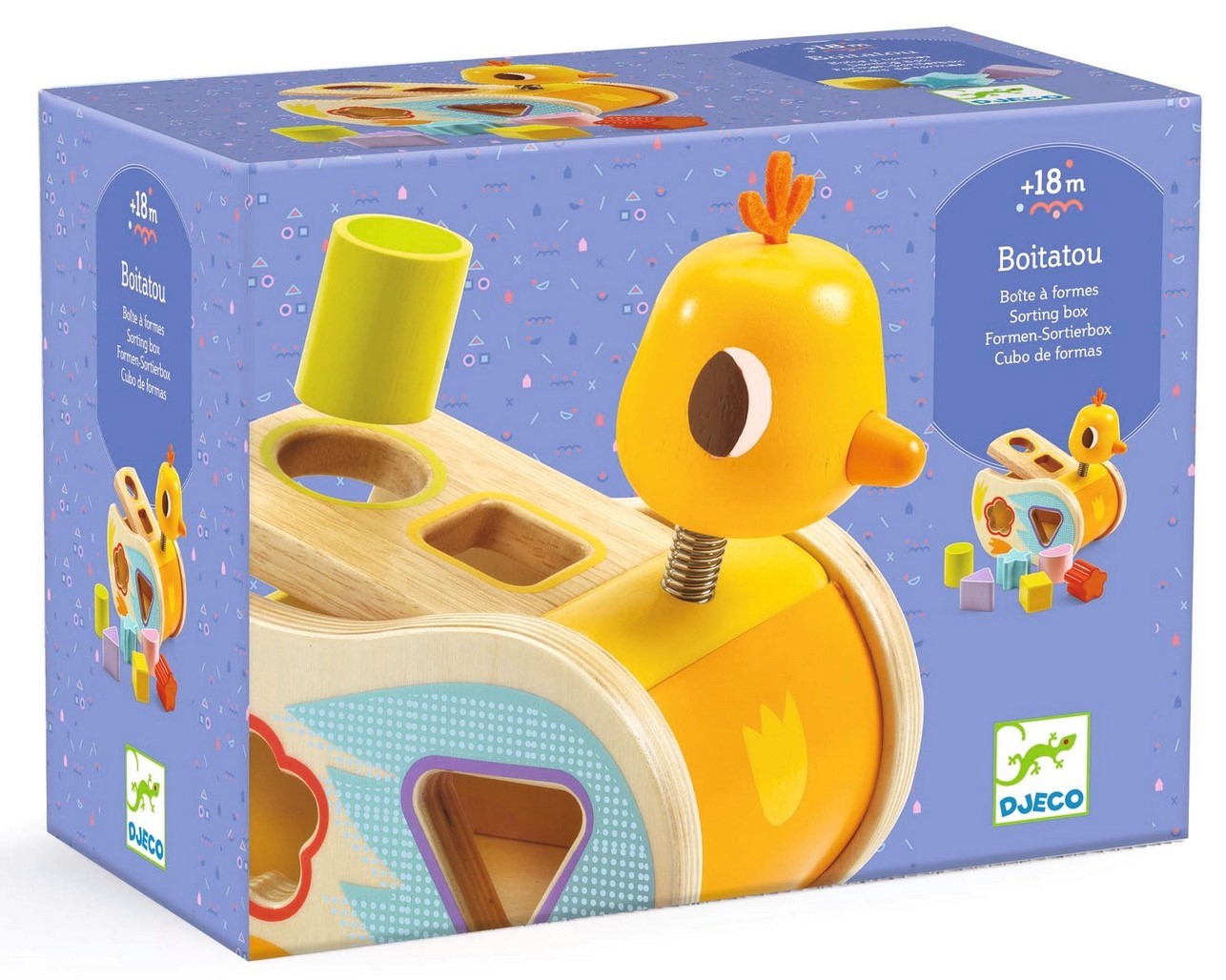 Djeco Boitatou a chick-shaped sorting box