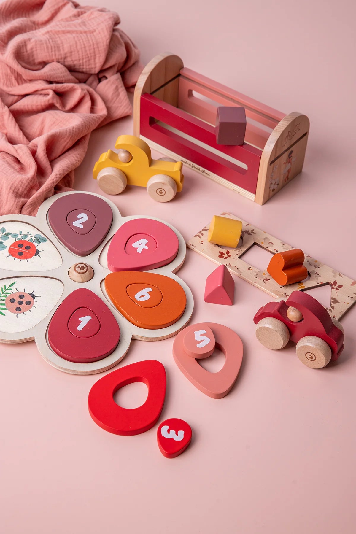 Chunky Puzzle ~Flower Puzzle ~ 2 in 1 puzzle