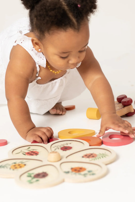 Chunky Puzzle ~Flower Puzzle ~ 2 in 1 puzzle