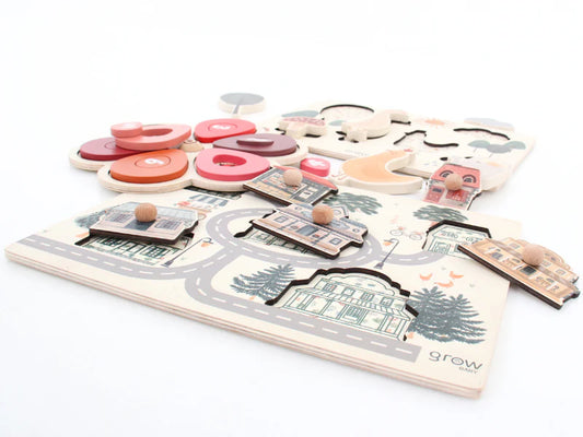 Peg Puzzle ~ Little Greyton