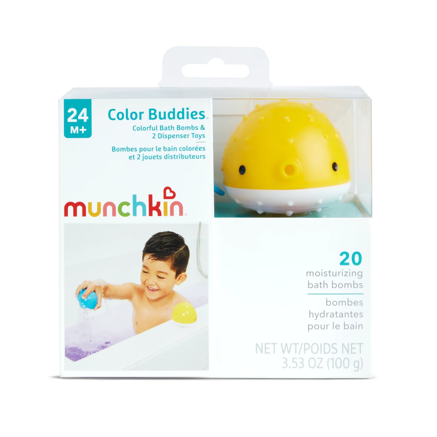 Colour Buddies Bath Bombs & 2 Toy Dispenser Set