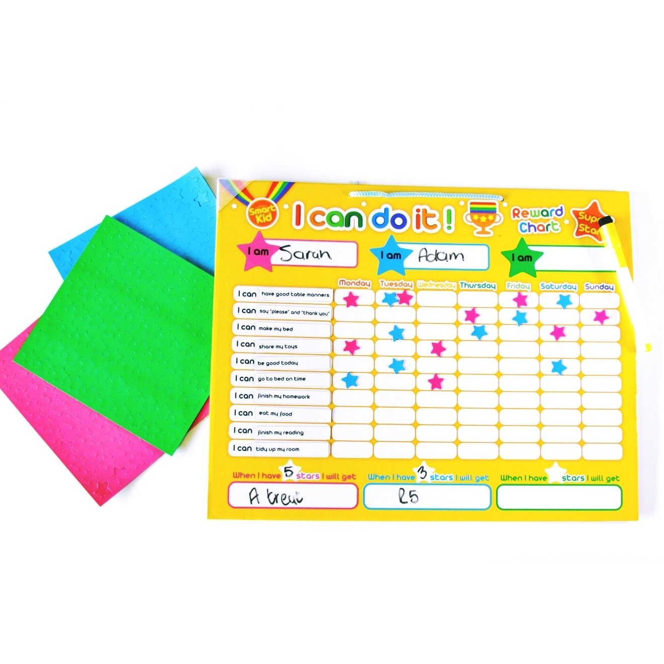 Magnetic Learning Board- I Can Do It Reward Chart More