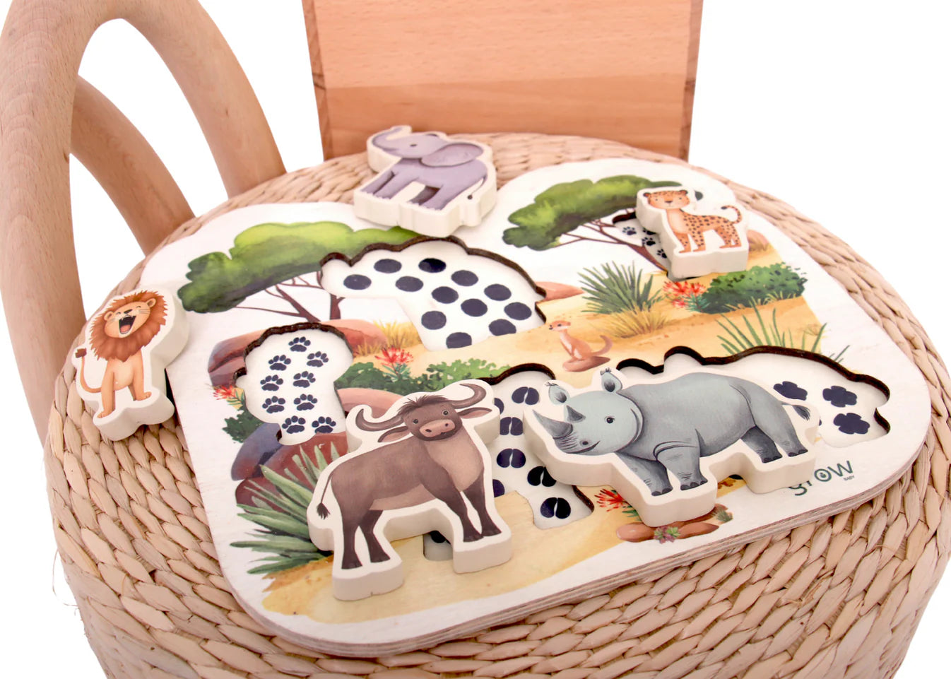Chunky Puzzle ~ "Big Five" Animals