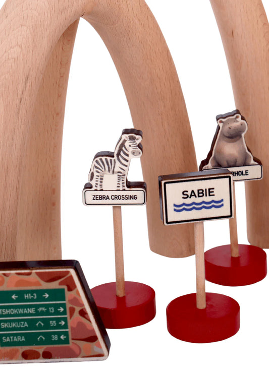 Road Signs ~ On Safari ~ 10 piece set