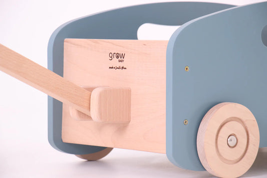Wooden Toy Wagon / Cart / Toy Storage ~ Blue