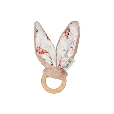 Tiger Lily Sensory Ears Teether | Pink & Peonies