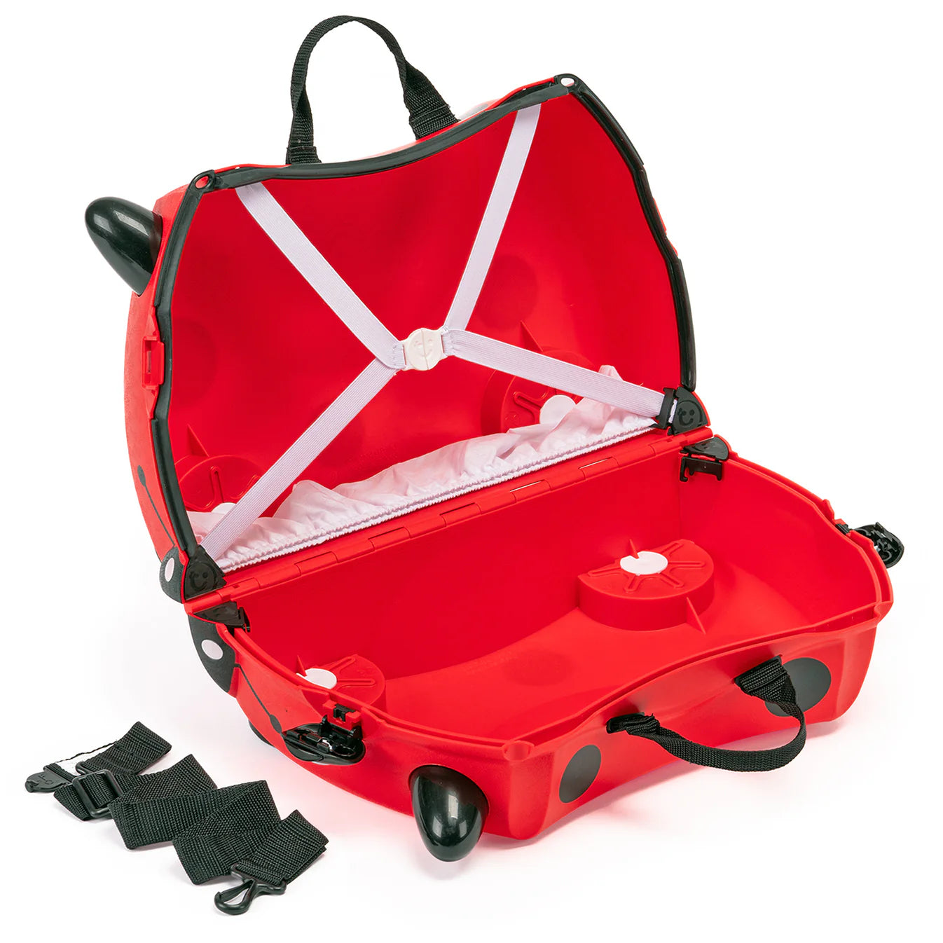 Trunki - Ride On Suitcase - Harley Ladybug Inside