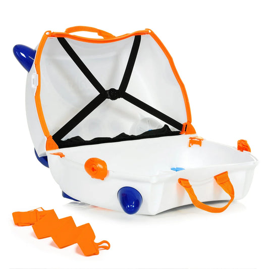 Trunki - Ride On Suitcase - Skye Spaceship Inside
