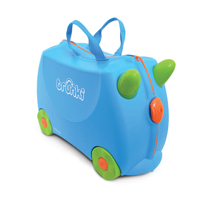 Trunki Ride On Suitcase Terrance Blue Charley s Boxes