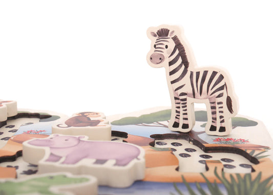 Chunky Puzzle ~ Animal Watering Hole