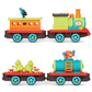 B.Toys Musical Train Set - The Critter Express Ages 2+ Train Side View