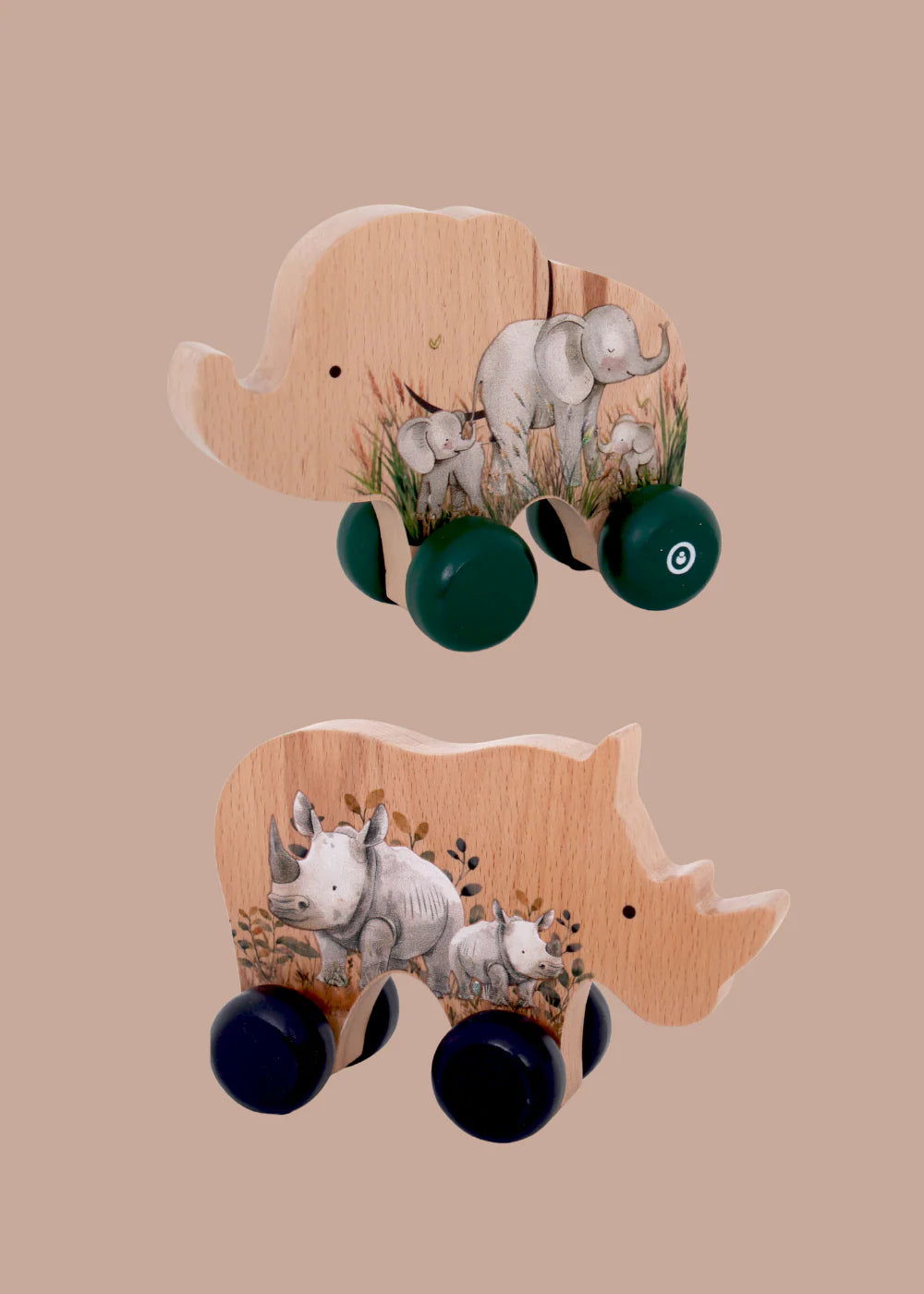 Elephant Push Toy