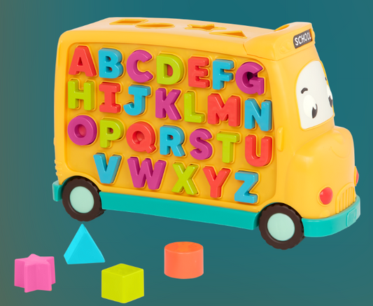 B. Toys Educational School Bus - AlphaBus 3 years +
