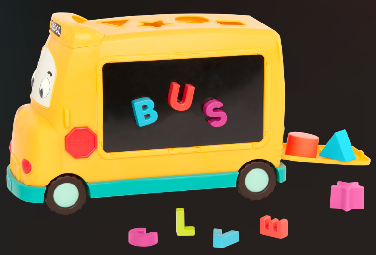 B. Toys Educational School Bus - AlphaBus 3 years +