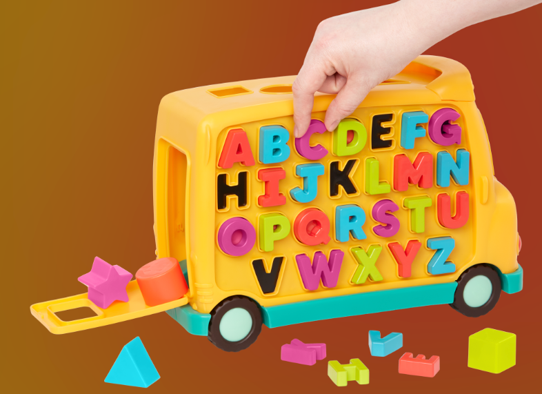 B. Toys Educational School Bus - AlphaBus 3 years +