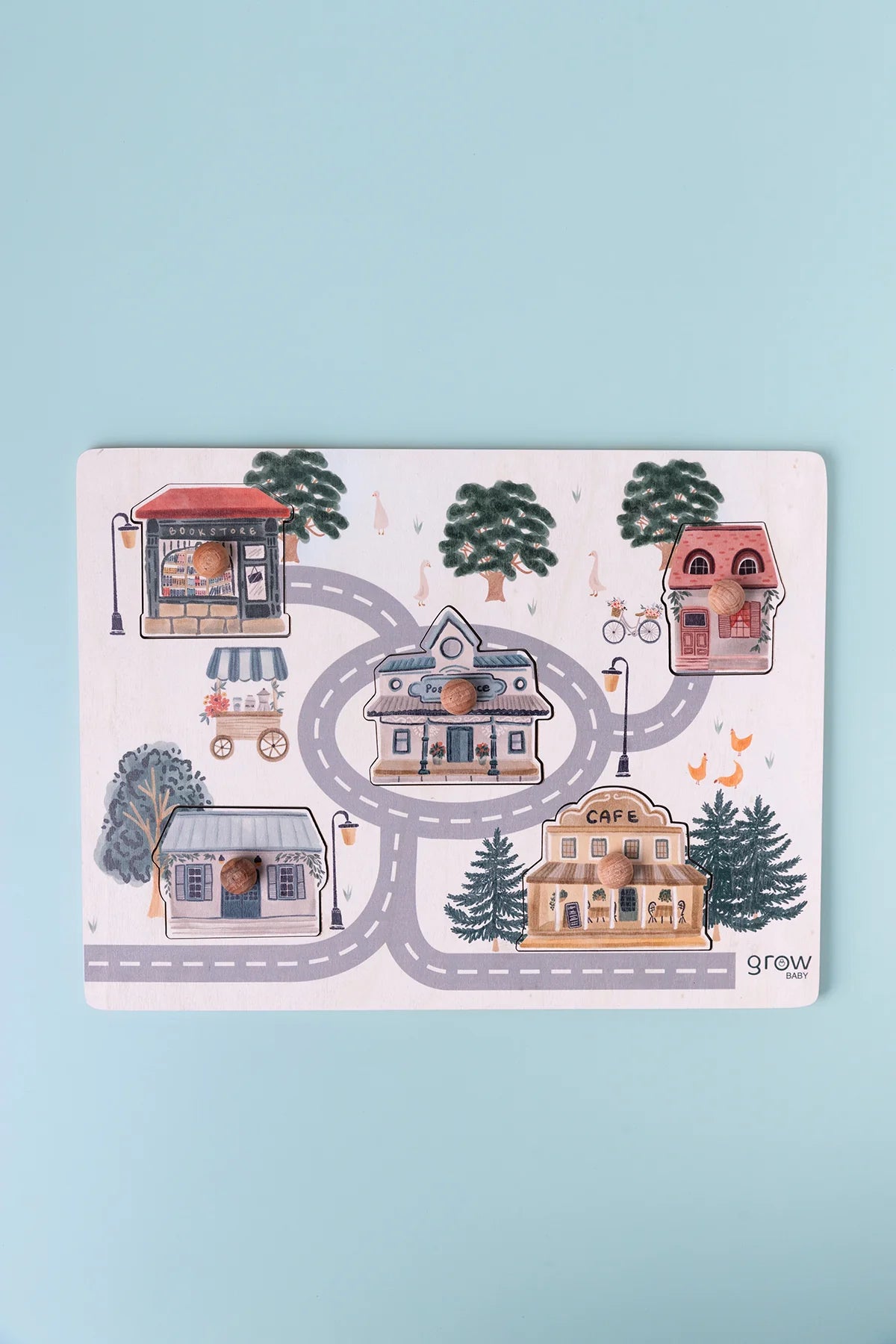 Peg Puzzle ~ Little Greyton
