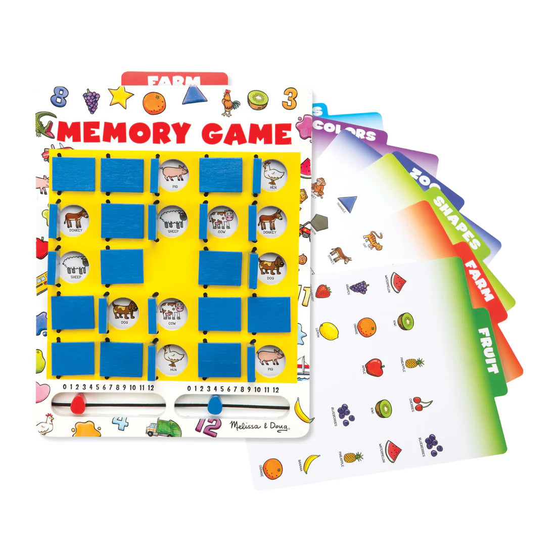 Melissa Doug Flip to Win Memory Game Charley s Boxes