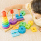 Melissa & Doug – Geometric Shape Stacker Ages 2 to 5 Years Colourful