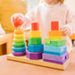 Melissa & Doug – Geometric Shape Stacker Ages 2 to 5 Years Girl
