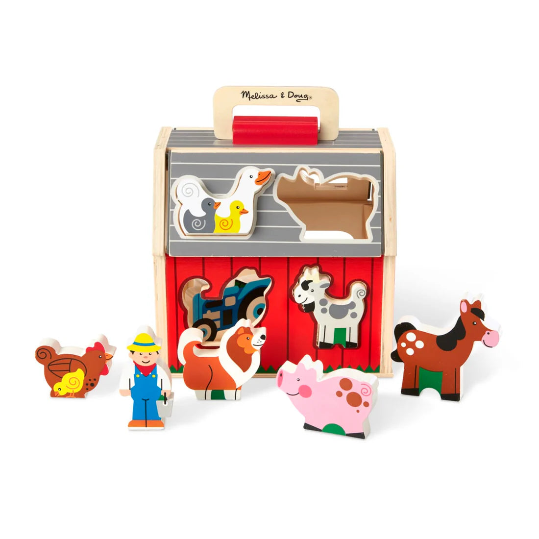 Melissa & Doug – Take Along Sorting Barn Ages 2+