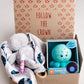 New Born Gift Box Grey and Blue Set