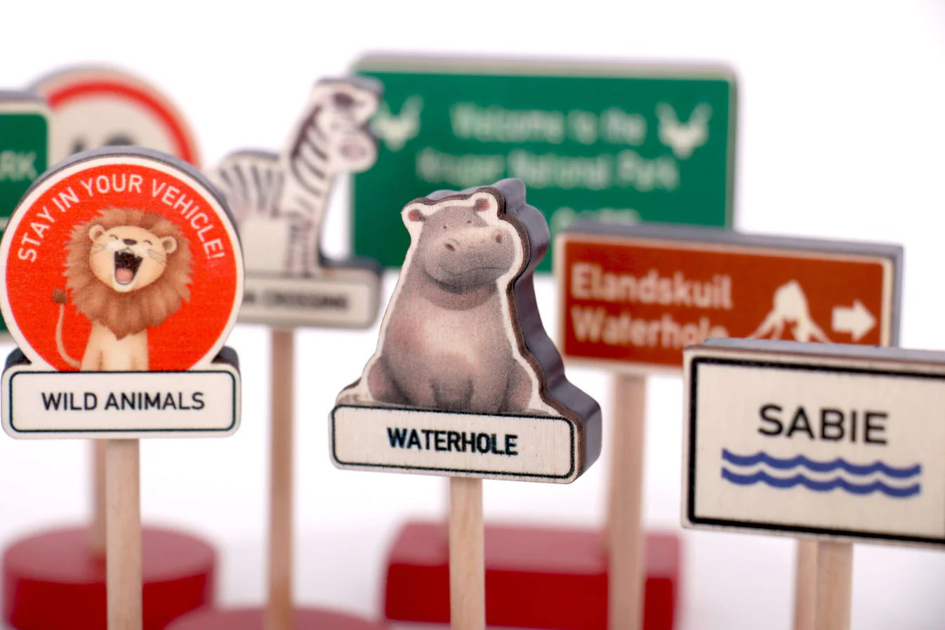 Road Signs ~ On Safari ~ 10 piece set