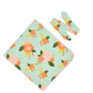 Baby Modern Floral Swaddle Blanket Set and Headband