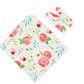 Baby Beautiful Floral Swaddle Blanket and Headband Set