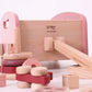 Wooden Toy Wagon / Cart / Toy Storage ~ Pink