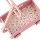 Wooden Toy Wagon / Cart / Toy Storage ~ Pink