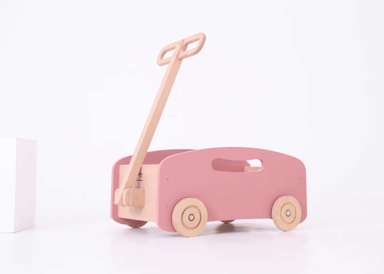 Wooden Toy Wagon / Cart / Toy Storage ~ Pink