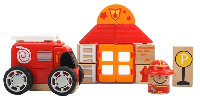 TopBright City Building Blocks 18 months +