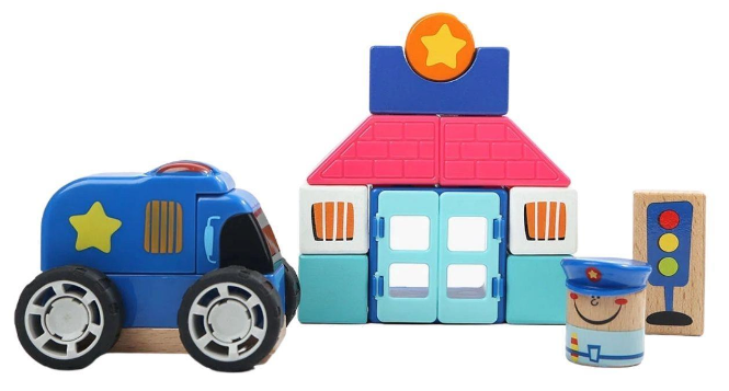 TopBright City Building Blocks 18 months +