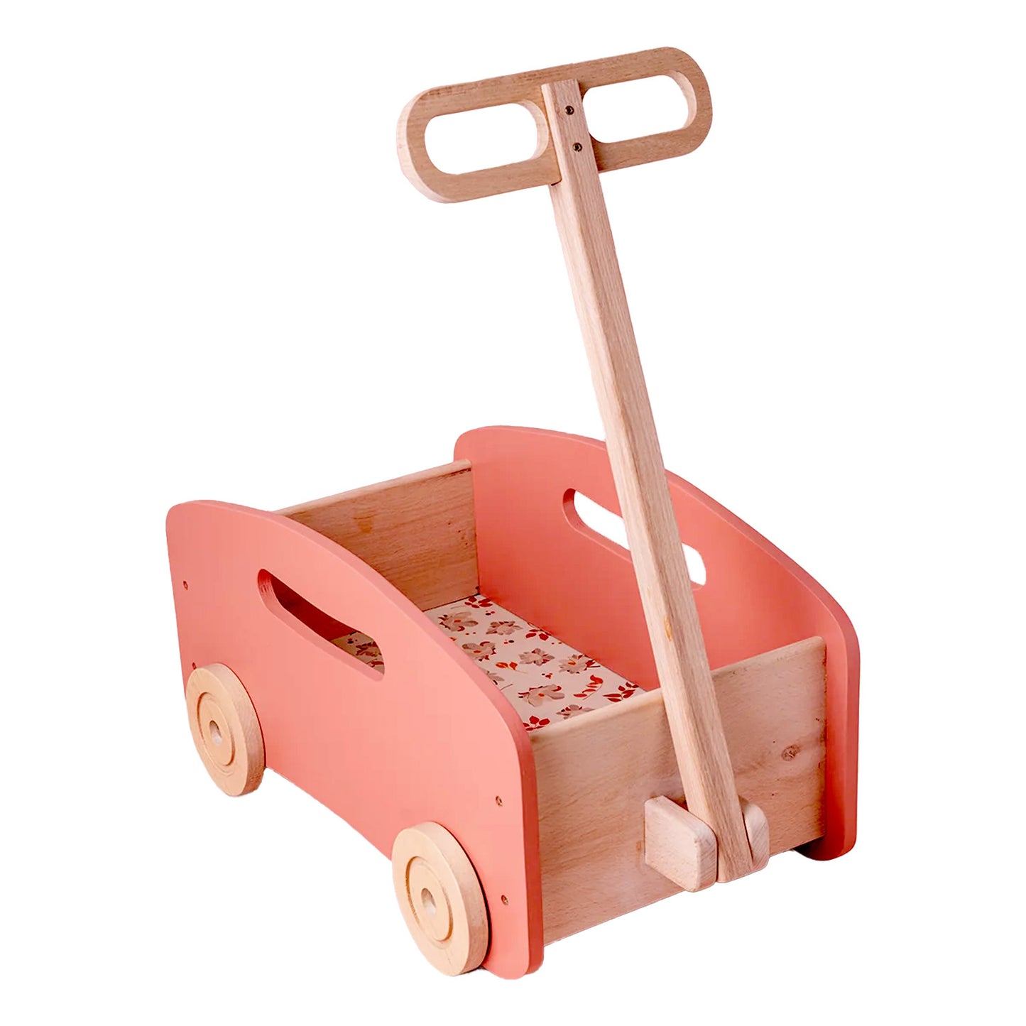 Wooden Toy Wagon / Cart / Toy Storage ~ Pink