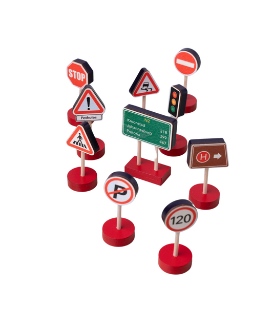 City Road Signs ~ 10 piece set